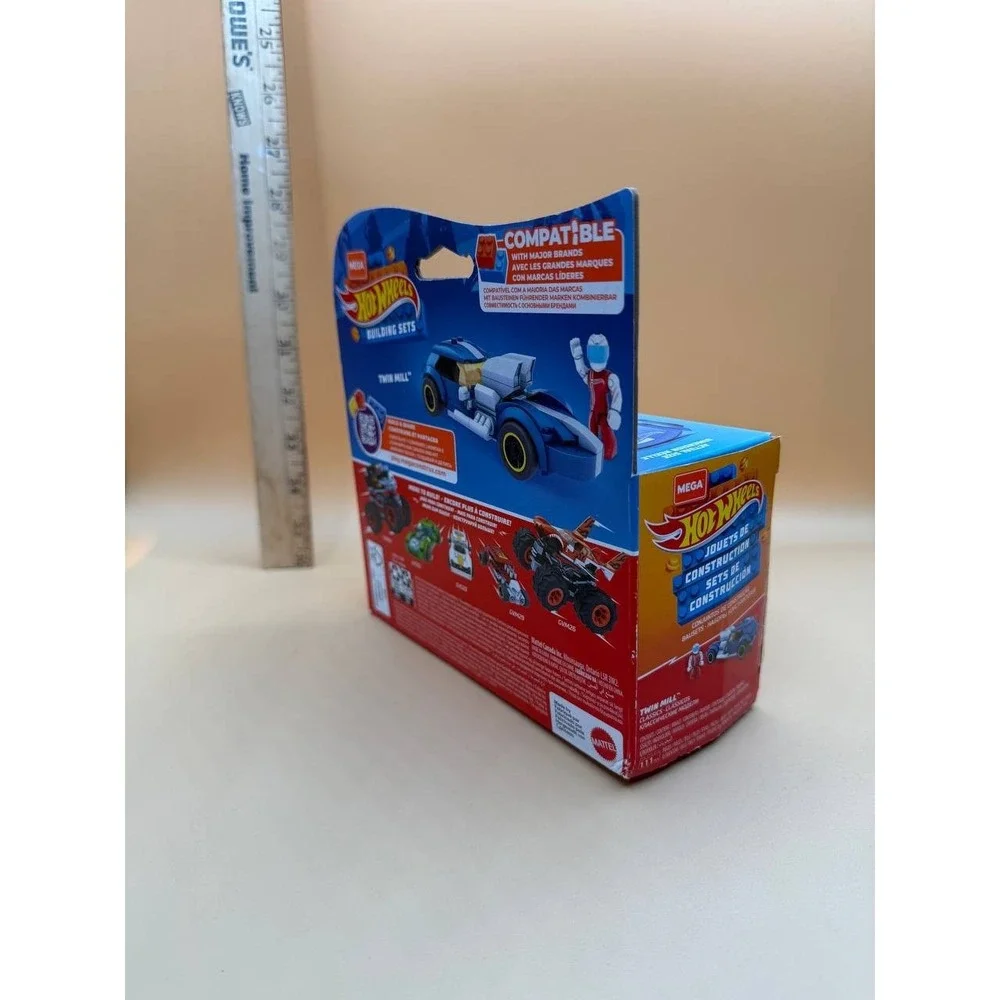 Mega Construx Hot Wheels Twin Mill Construction Set Building Toys for Kids NEW